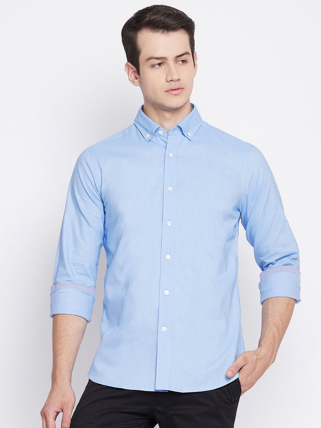 Sky Blue Oxford Cotton Shirt