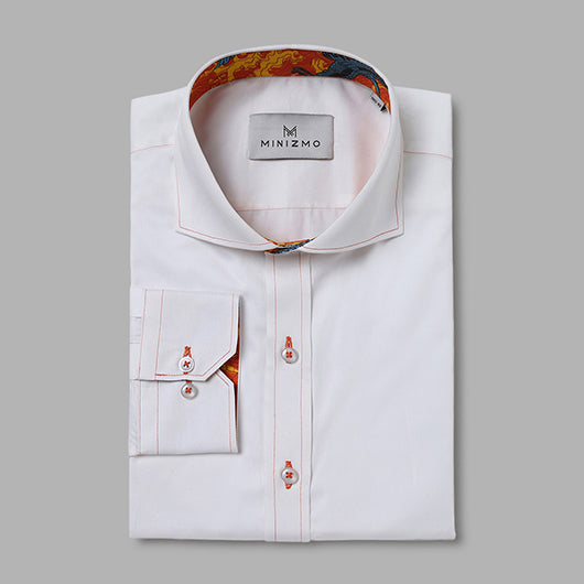 Draco White Cotton Shirt
