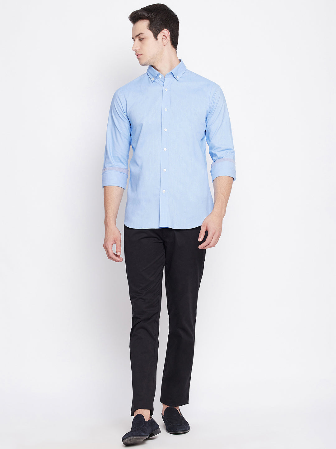 Sky Blue Oxford Cotton Shirt