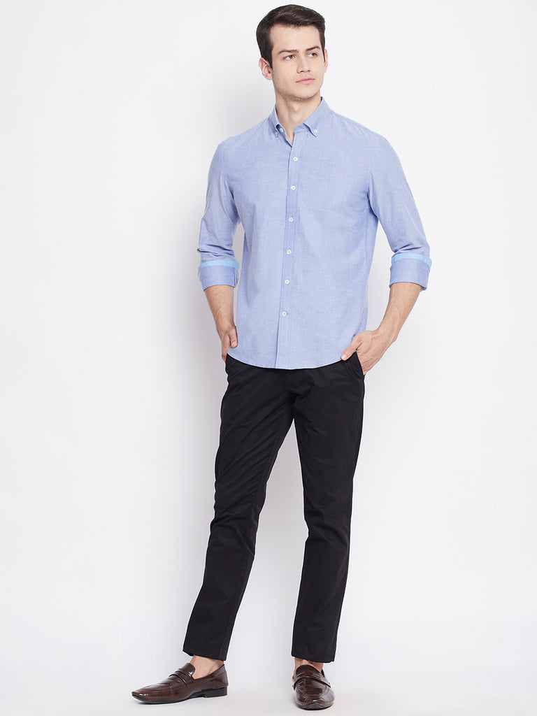 Iceberg Blue Cotton Shirt
