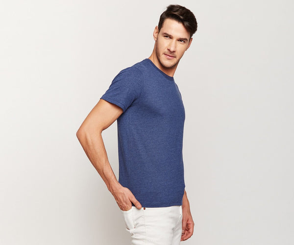 Royal Blue Peach finish T-Shirt