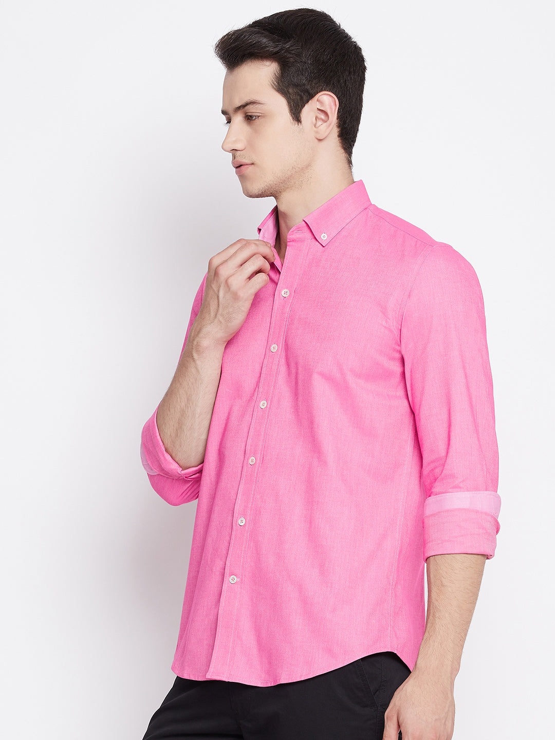 Regis Pink Oxford Cotton Shirt
