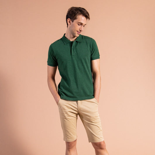 Cypress Cool Green Cotton Polo T-Shirt