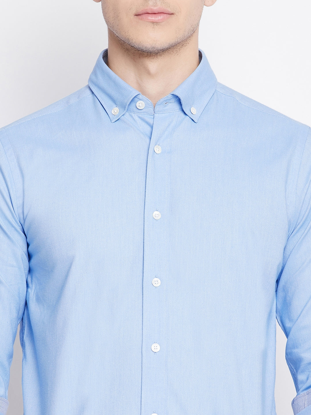 Sky Blue Oxford Cotton Shirt