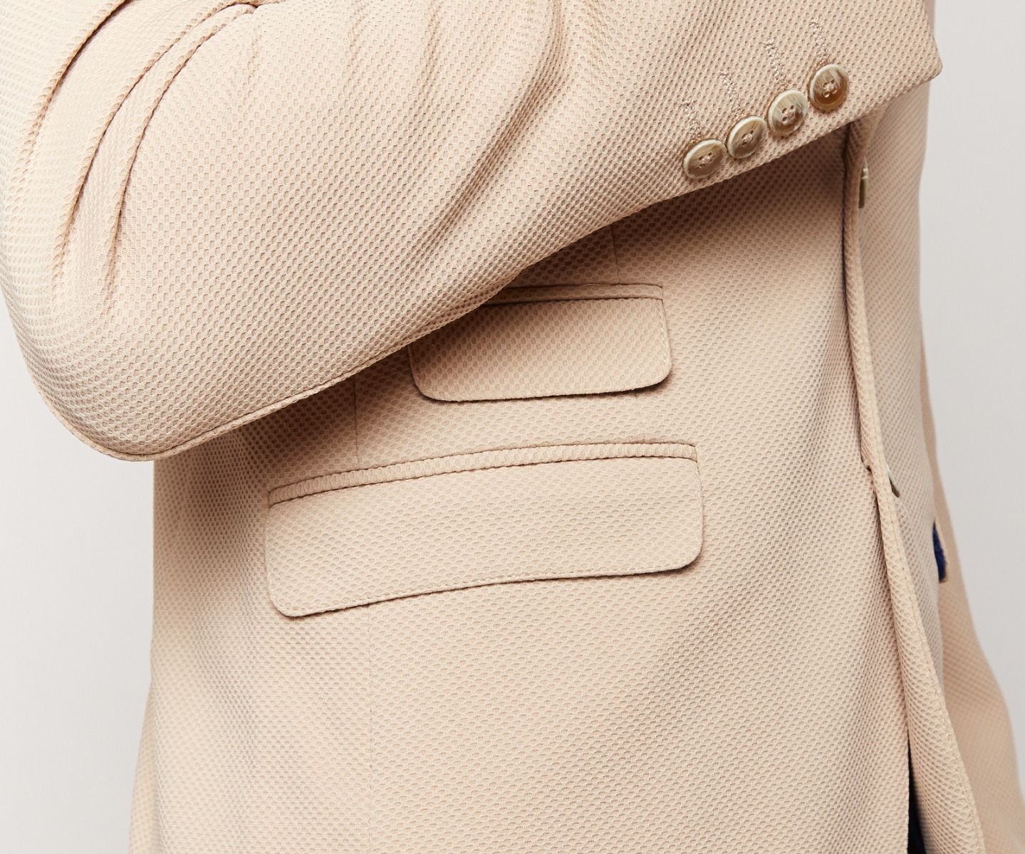 Tan Knit Blazer