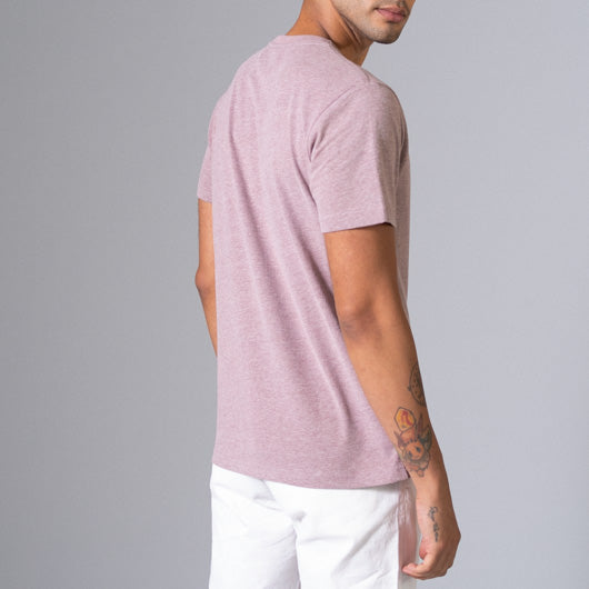Faded Russet Light Maroon Round Neck T-shirt