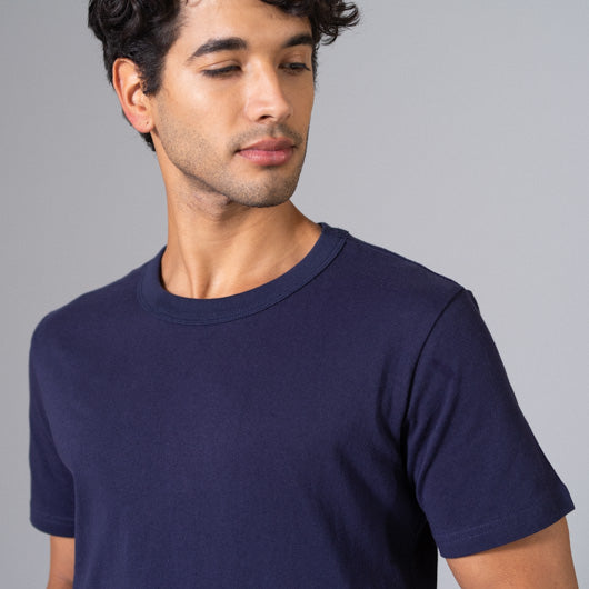 Imperial sapphire royal blue round neck t-shirt