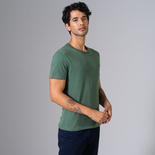 Eagle Fern Green Round Neck T-shirt