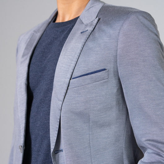 Midsummer Moon Grey Linen Blazer