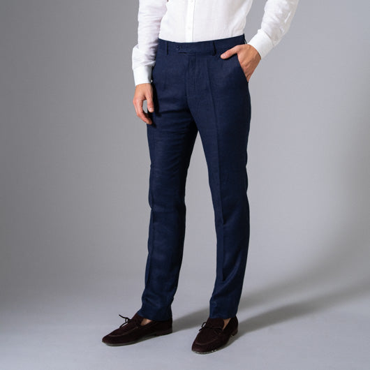 Indigo Cruise Linen Pants