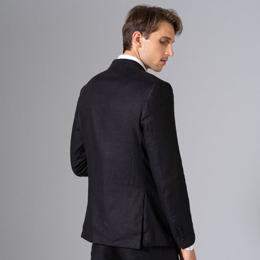 Amazeus Black linen Blazer