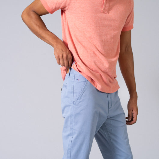 Pacific Swim Light Blue Cotton Lycra Stretch Chinos