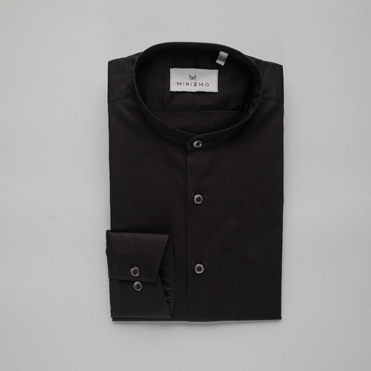 Cobalt Black Cotton Shirt