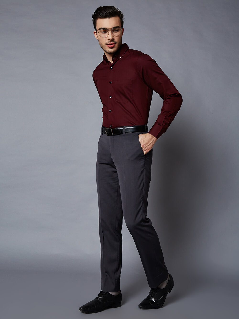 Maroon color combination outfit ideas men  Men fashion casual shirts  Mens business casual outfits Formal shirts for men