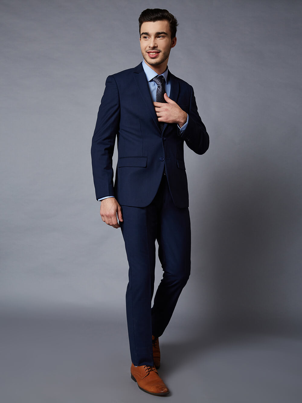 Buckingham Navy Blue 2 Piece Suit