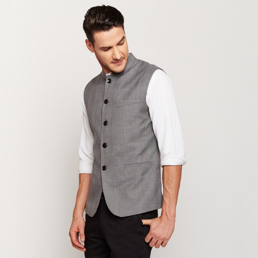 Shirt pant sales with nehru jacket