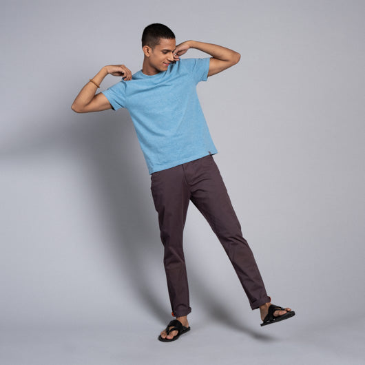 Canyon Jumper Dark Grey Cotton Lycra Stretch Chinos